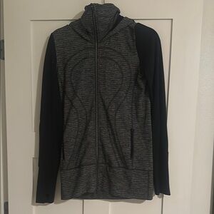 Lululemon Athletica Charcoal Knit Jacket